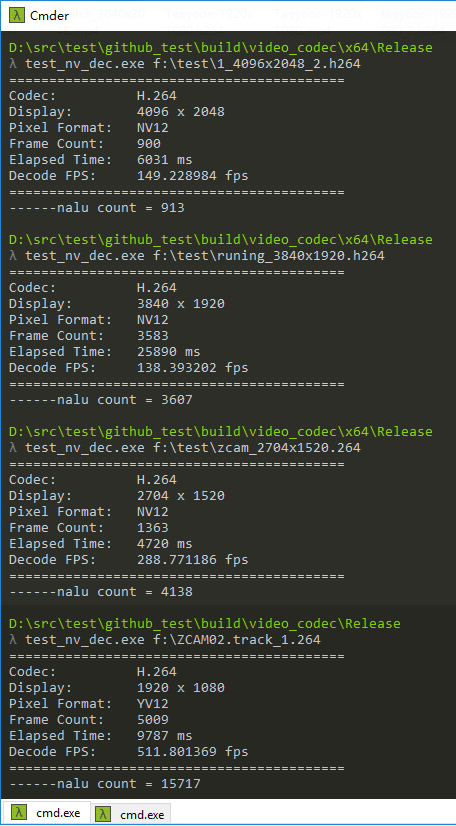 jmcodec: video_codec 是Justin开源的多媒体编解码硬件加速项目(Github)。 支持Intel集显和Nvidia显卡 ...